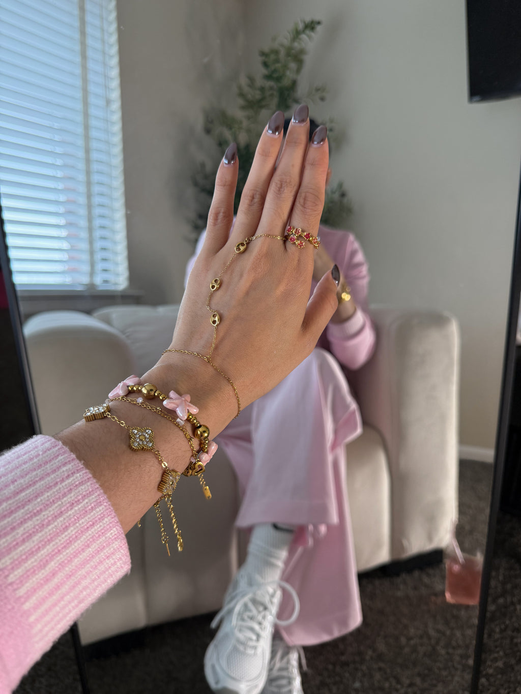 Pink Starfish Bracelet