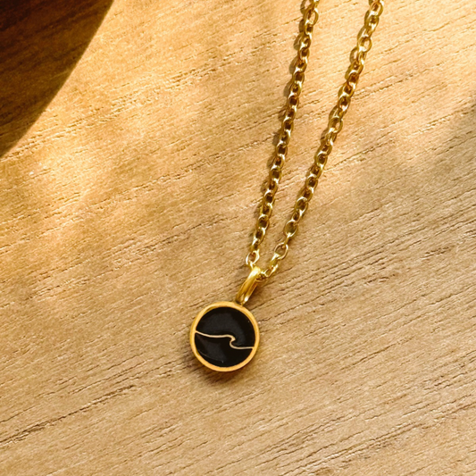 Midnight Circle Necklace