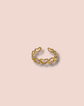 Open Heart Band Ring