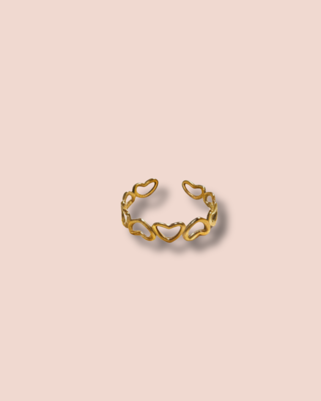 Open Heart Band Ring
