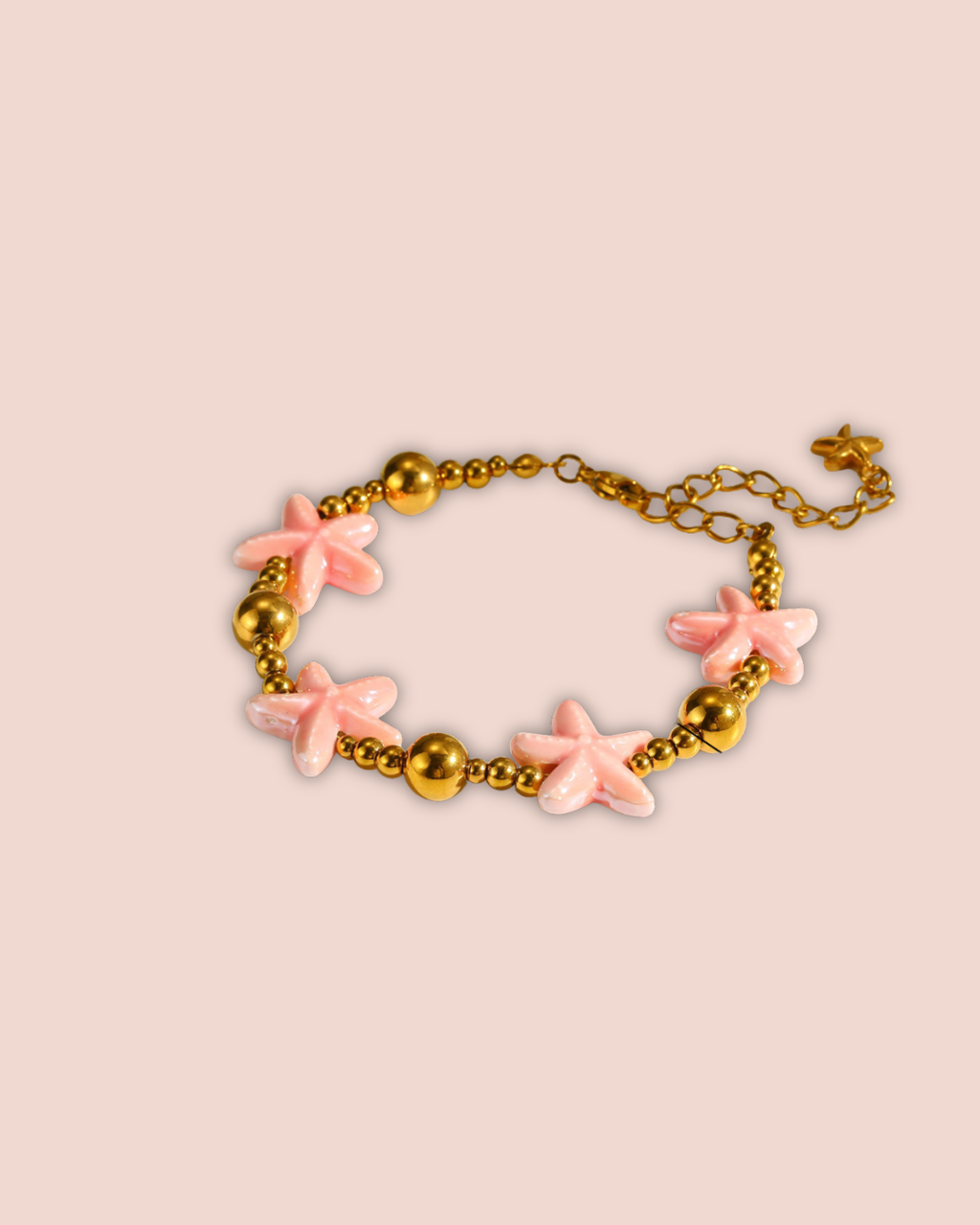 Pink Starfish Bracelet