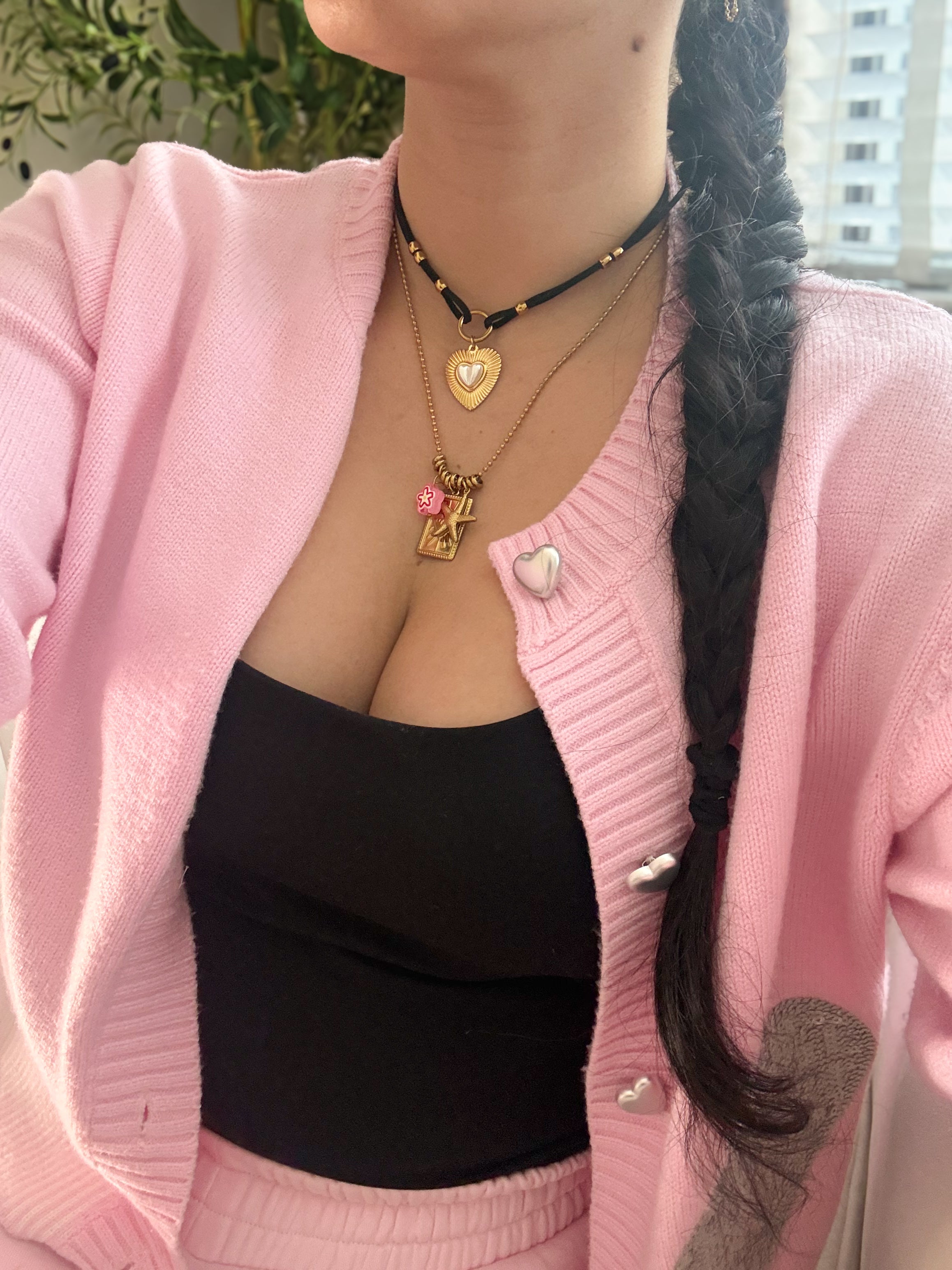 Golden Summer Charms Necklace