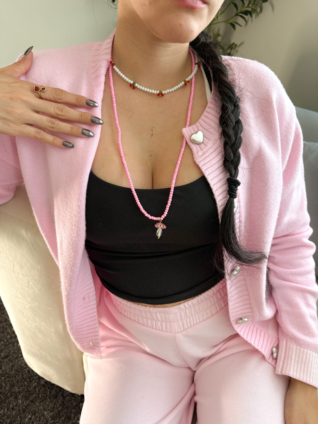 Cherry Milk Necklace