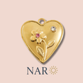 Bloom Heart Charm