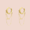 Celeste Chain Hoops