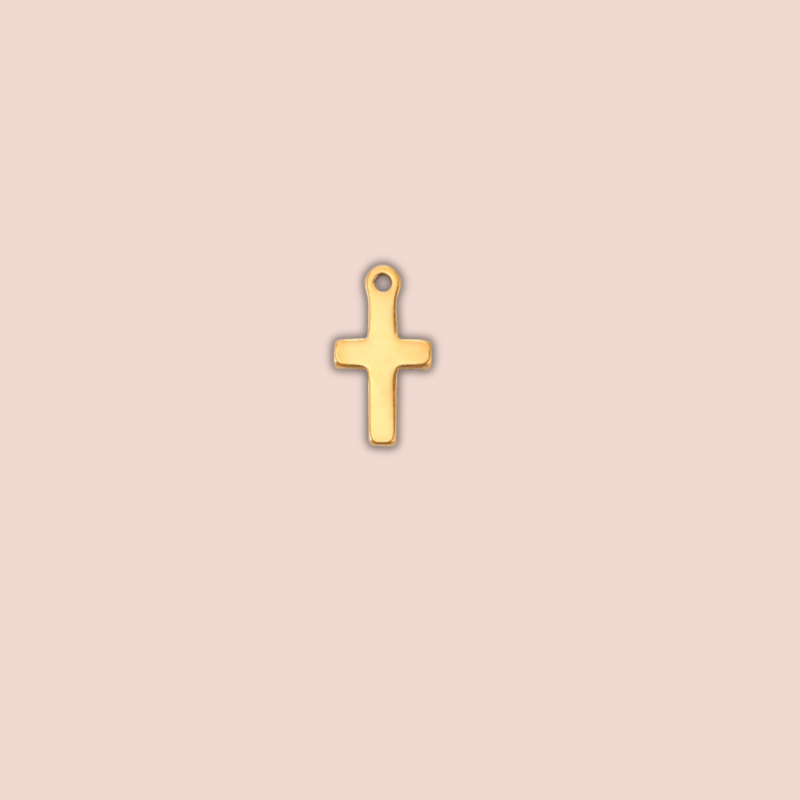Silver Cross Charm