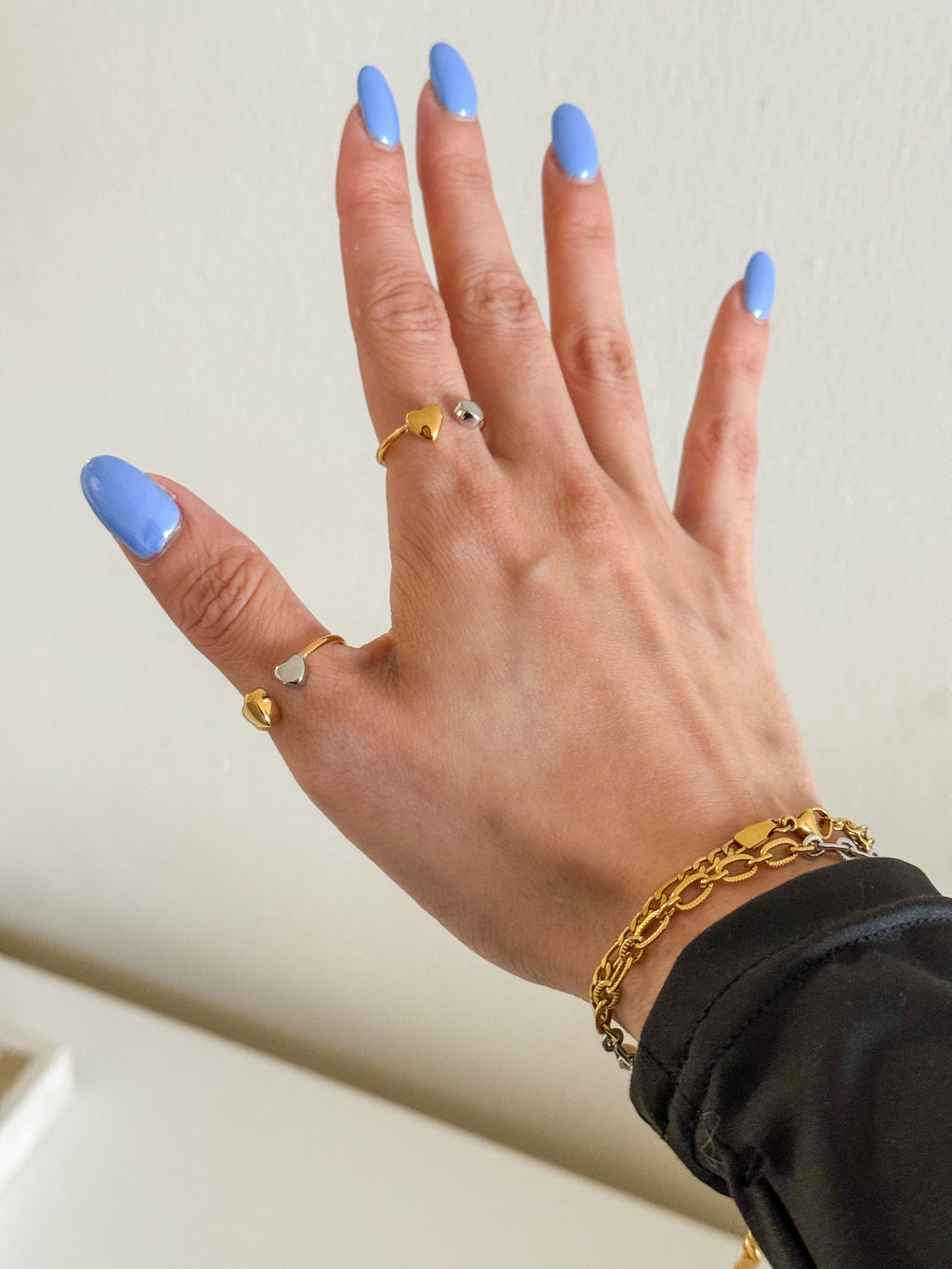 Aura Heart Open Ring