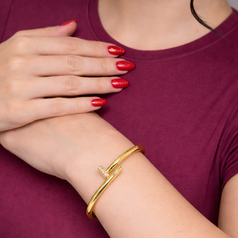 Luxe Spark Adjustable Bangle
