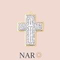 Faith Cross Prayer Charm