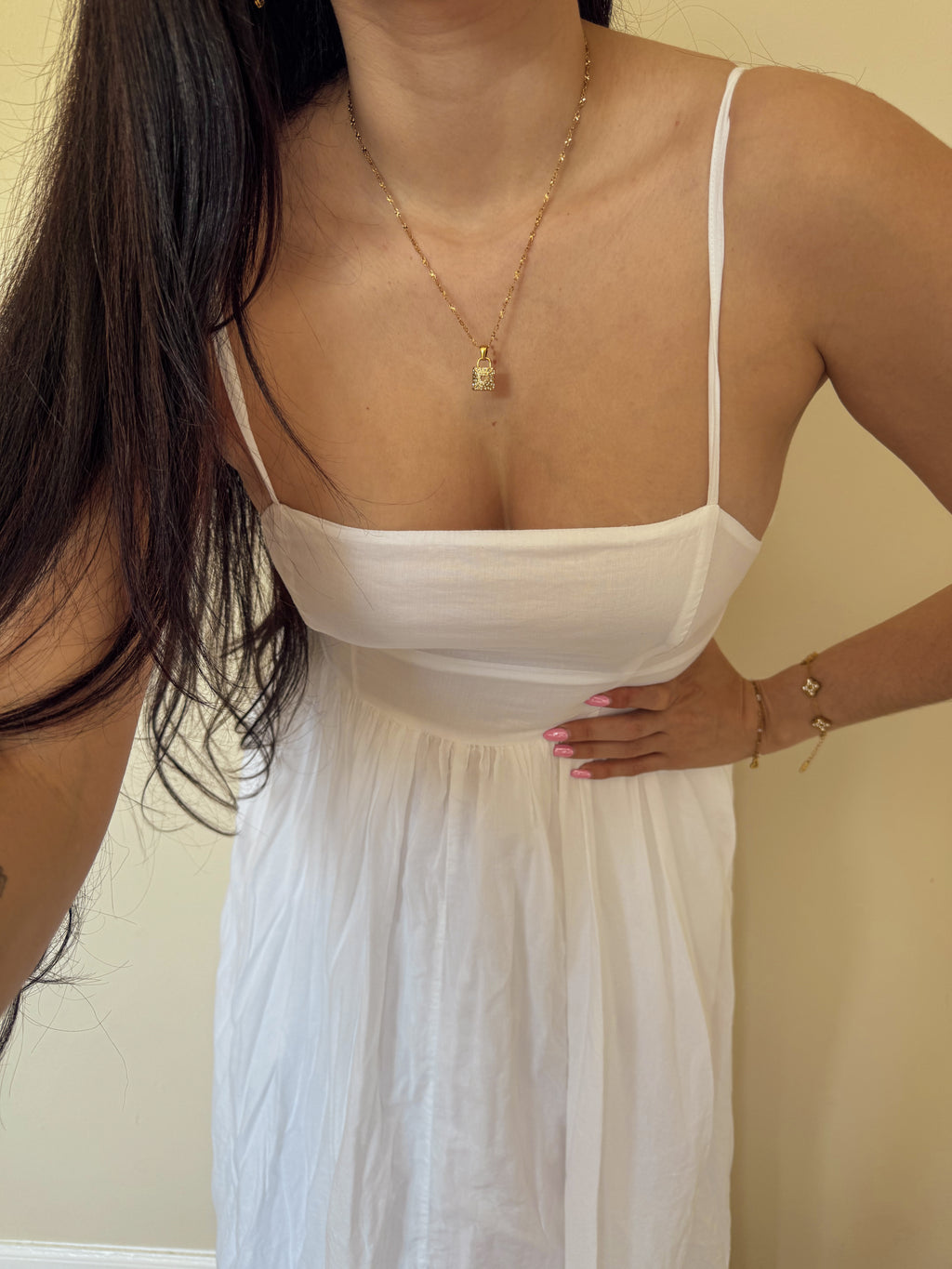 Golden Lock Necklace