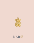 Golden Teddy Charm