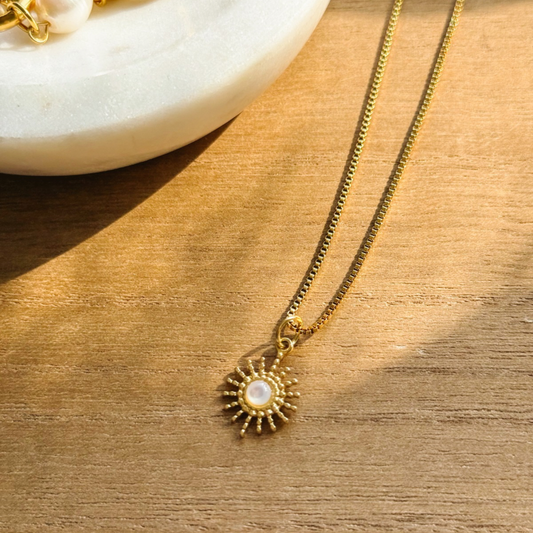 Sun Pearl Necklace