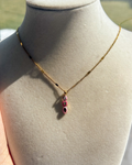 Pink Energy Charm Necklace