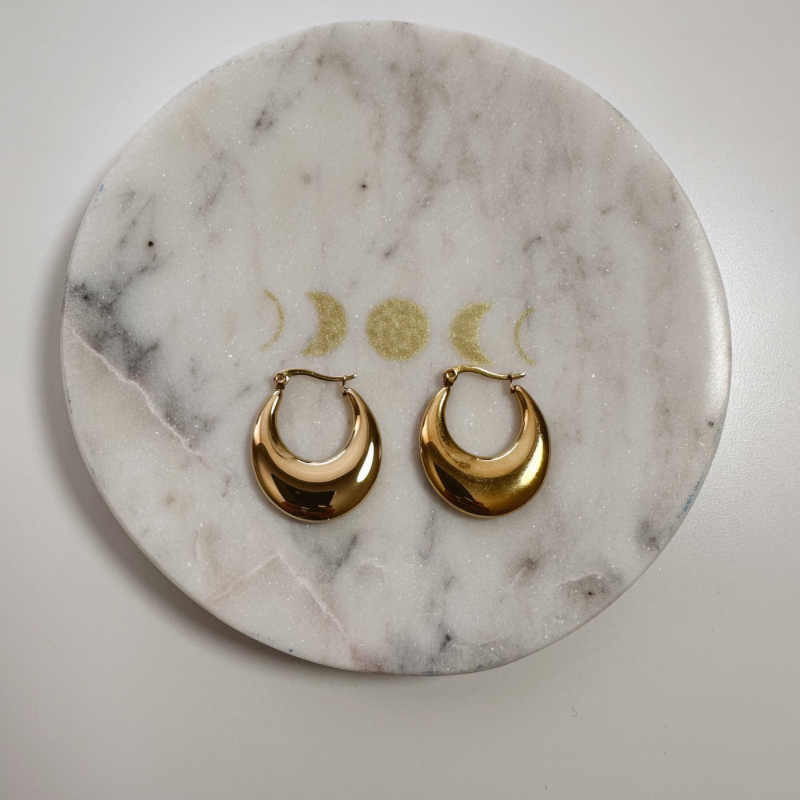 Aretes Luna Cálida