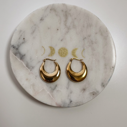 Aretes Luna Cálida