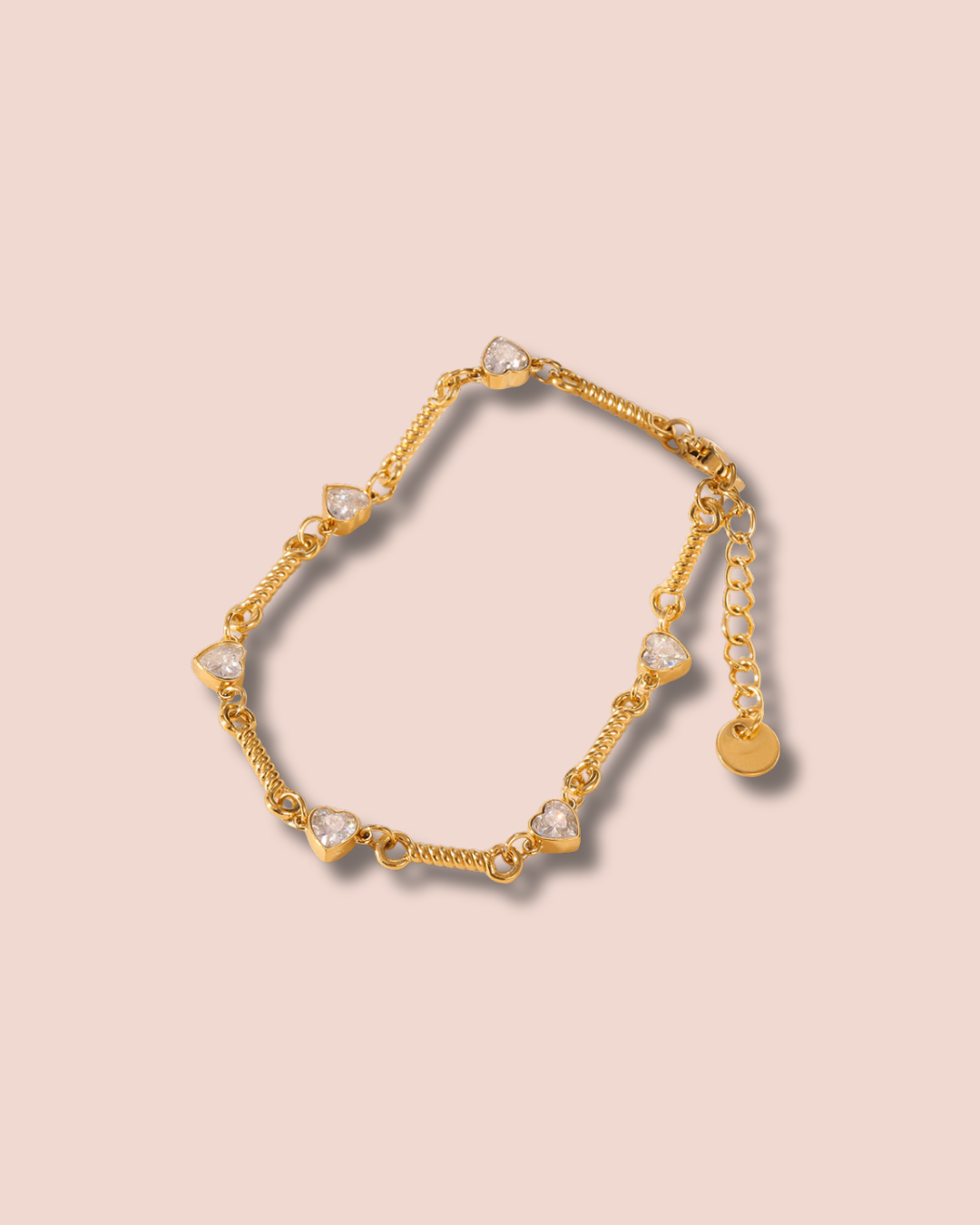 Crystal Heart Bracelet