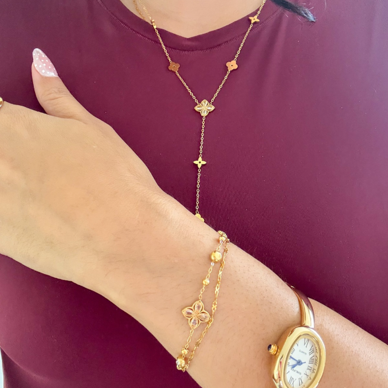 Golden Bloom Bracelet