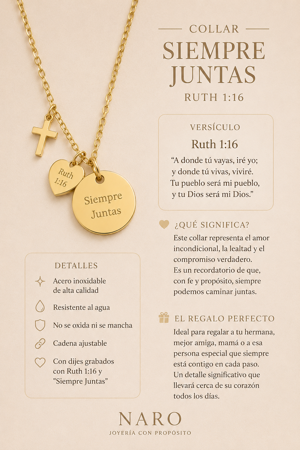 Collar Siempre Juntas