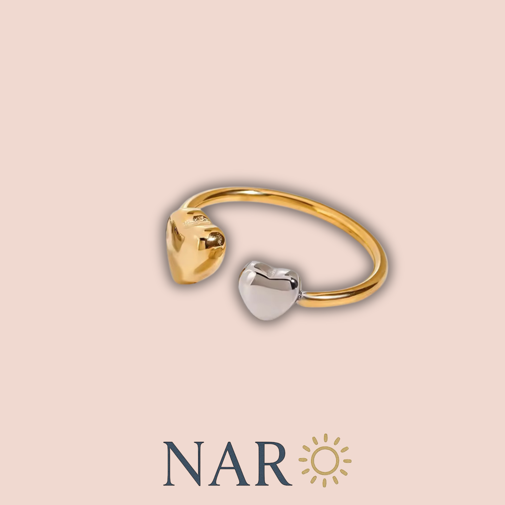 Aura Heart Open Ring